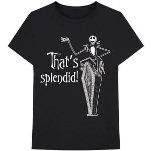 Image of Disney - The Nightmare Before Christmas Splendid Unisex Medium T-Shirt - Black