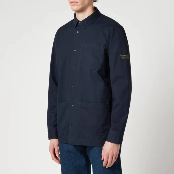 Image of Barbour International Mens Coil Overshirt - Night Sky - L