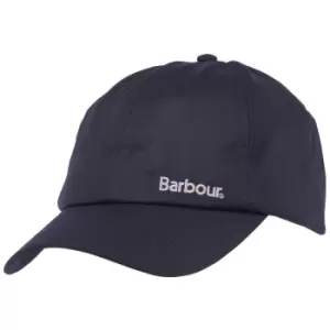 Image of Barbour Belsay Wax Sports Cap Navy/Classic One Size