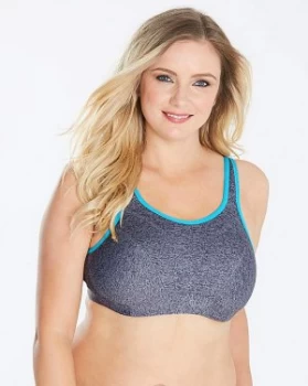 Image of Goddess High Impact Slate Sports Bra