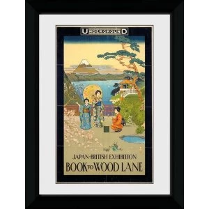 Image of Transport For London Japan British Exhibition 1910 50 x 70 Framed Collector Print