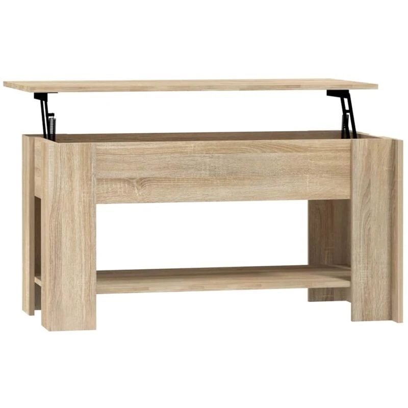Image of VIDAXL Coffee Table Sonoma Oak 101x49x52cm Engineered Wood Vidaxl 8720286971277