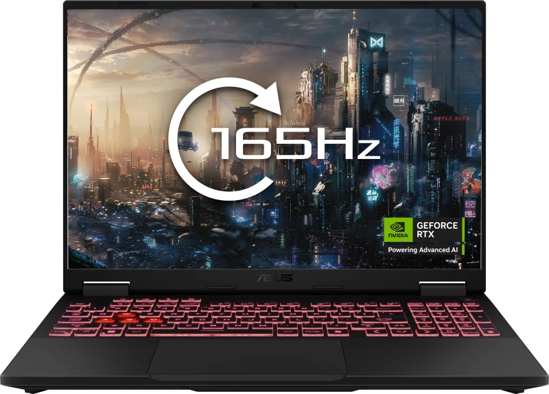 Image of ASUS TUF Gaming A16 NVIDIA RTX 5060 16GB 16 WUXGA 165Hz AMD RYZEN R9-8940HX Gaming Laptop