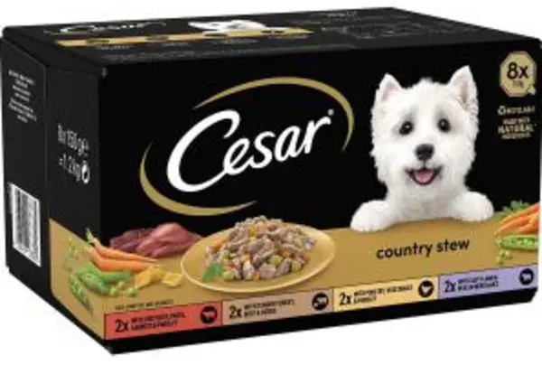 Image of Cesar Country Stew Dog Food 8 x 150g