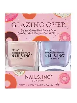 Image of Nails Inc Glazing Over Nail Polish Duo, Multi, Women