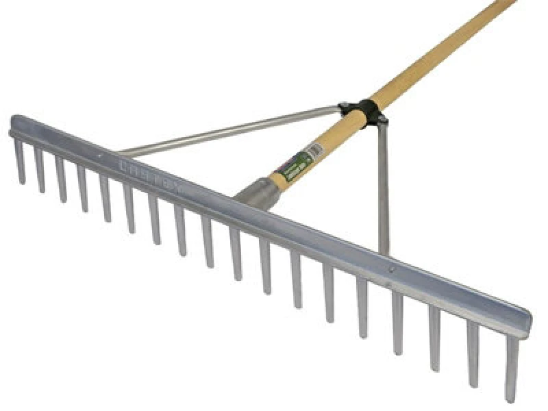 Image of Faithfull FSC Wooden Handle Aluminium Landscape Rake FAIALRFSC