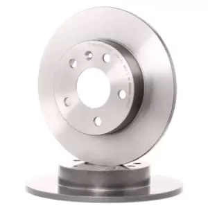 Image of PAIR PAINTED BREMBO BRAKE DISCS 08.7627.11