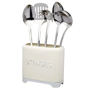 Image of Kitchen Craft Lovello Utensil Tin Cream