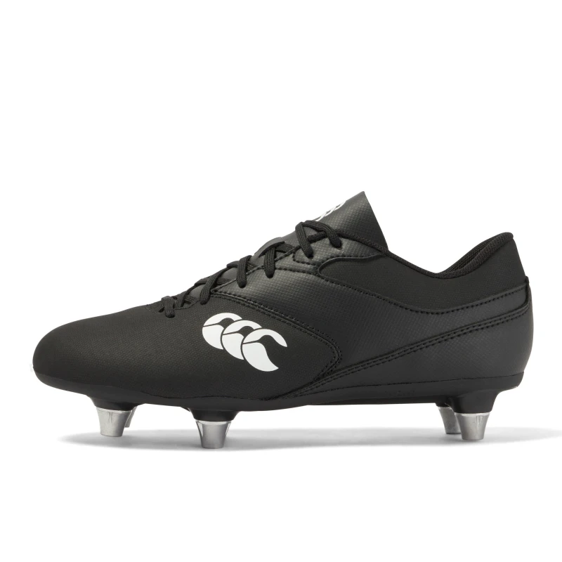 Image of Canterbury Phoenix Raze Junior Soft Ground Rugby Boots - Black 3