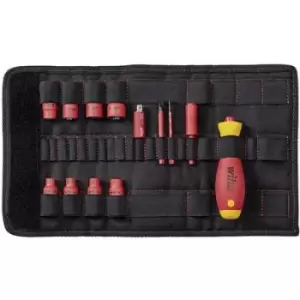 Image of Wiha Slim Vario electric Screwdriver set 13 Piece