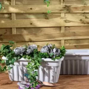 Image of Wham Set 2 Vista 60cm Trough Upcycle Grey