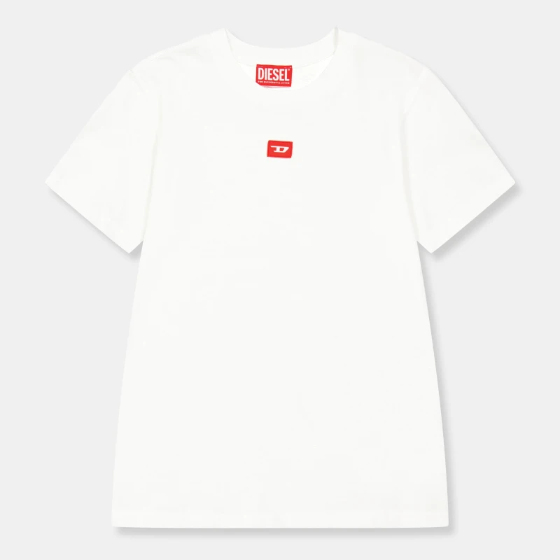 Image of Diesel Unisex Kids T-Shirt White K100 unisex 10Y