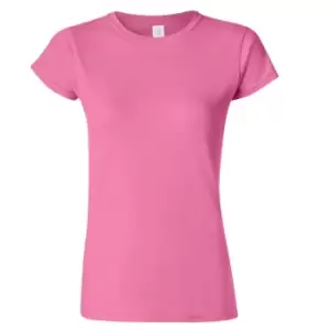 Image of Gildan Ladies Soft Style Short Sleeve T-Shirt (S) (Azalea)