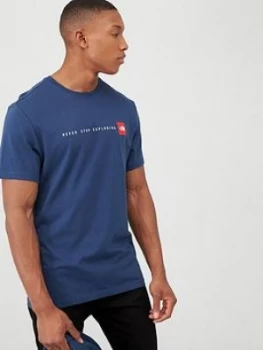 Image of The North Face Short Sleeve Never Stop Exploring T-Shirt - Navy