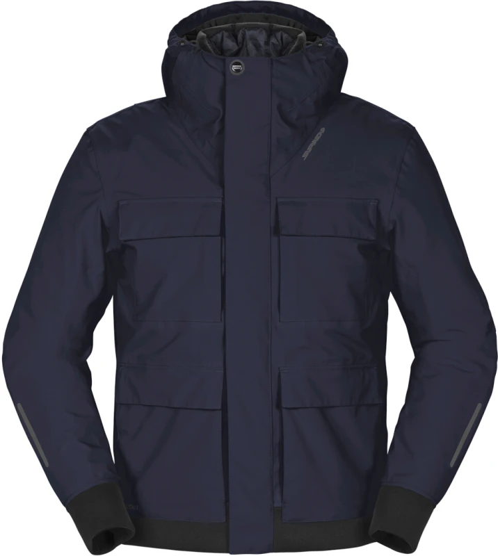 Image of Spidi Riding Parka Jacket Blue Size 4XL