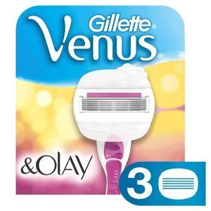Image of Gillette Venus and Olay Sugarberry 3 Razor Blade Refills