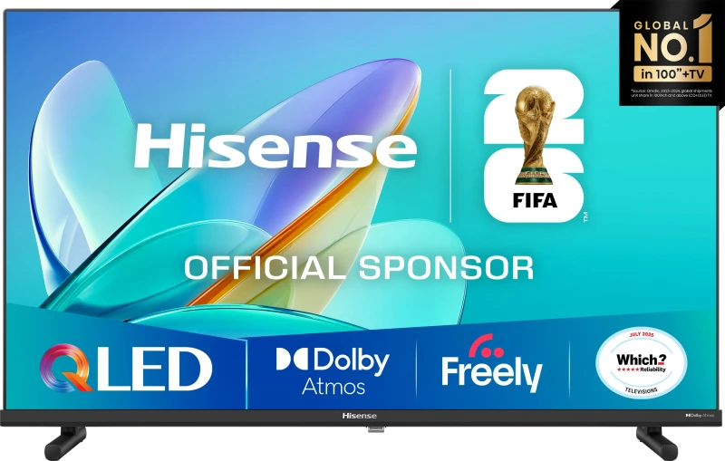 Image of Hisense E5Q 32" Full HD QLED Smart Freely TV - 32E5QTUK