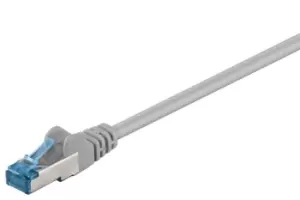 Image of Goobay CAT 6A Patch Cable, S/FTP (PiMF), 20 m, Grey