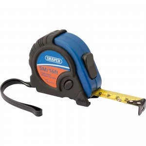 Image of Draper Professional Measuring Tape Imperial & Metric 16ft / 5m 19mm
