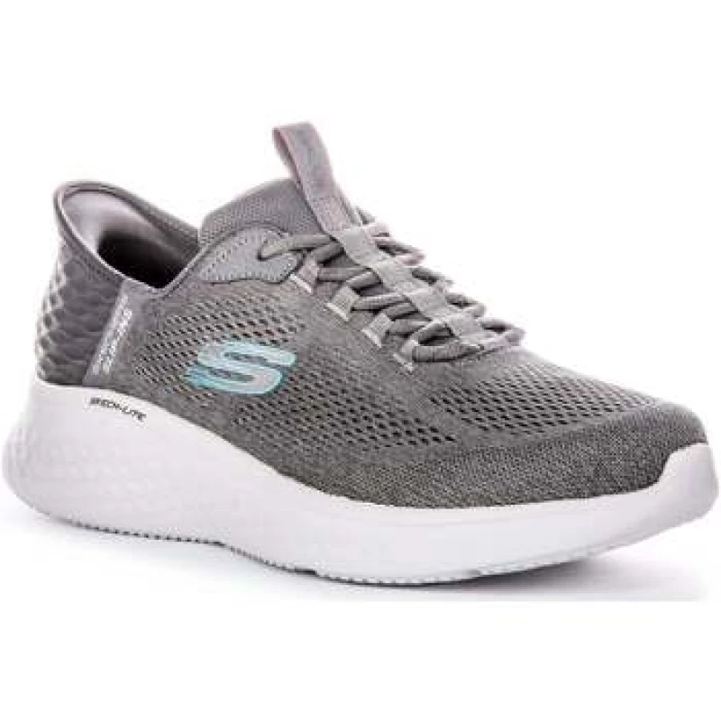 Image of Skechers Slip-ins Skech-Lite Pro Trainers Charcoal/Blue 7 UK