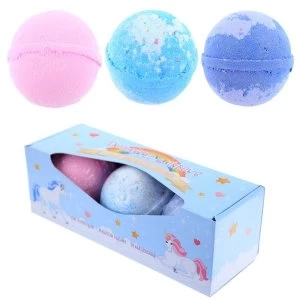 Image of Unicorn Sweet Scents Handmade (Set of 3) Bath Bomb