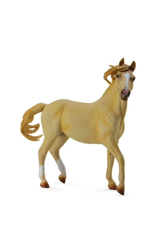 Image of CollectA Mustang Stallion Horse Toy Light Beige unisex