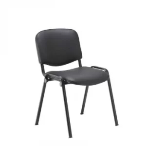 Image of Club PU Chair Black Vinyl