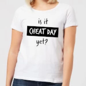 Image of Is it Cheat Day Womens T-Shirt - White - 5XL