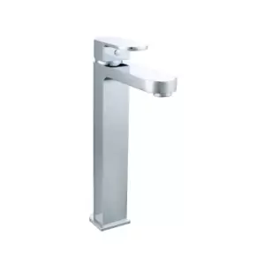Image of Tall Chrome Mono Basin Mixer Tap - Como