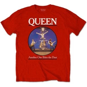 Image of Queen - Another One Bites The Dust Unisex Medium T-Shirt - Red