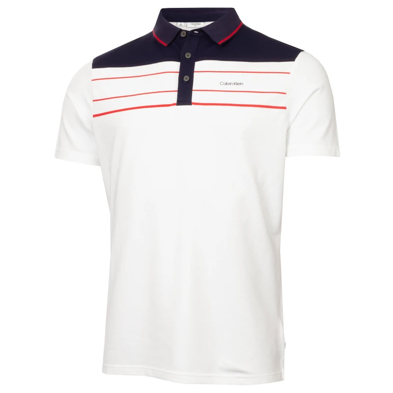 Image of Calvin Klein Golf Fairway Polo Shirt Mens - White White M