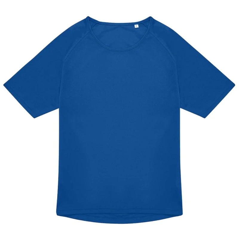 Image of B&C Mens Active T-Shirt in Blue Size: XS Blue Male XS