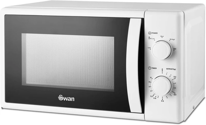 Image of Swan SM4420WHT 20L 700W Manual Microwave