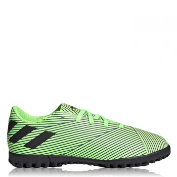 Image of adidas Nemeziz 19.4 Childrens Turf Football Trainers - Green/Black/Blu