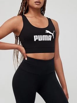 Image of Puma Essential Bra Top - Black Size M Women