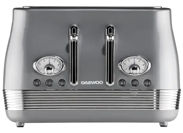 Image of Daewoo Baltimore SDA2525GE 4 Slice Toaster