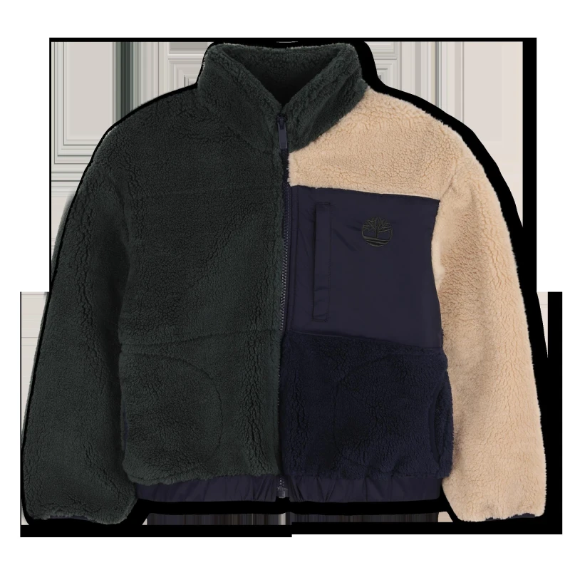 Image of Timberland Kids Full-Zip Fleece Dark Green male 14 Years