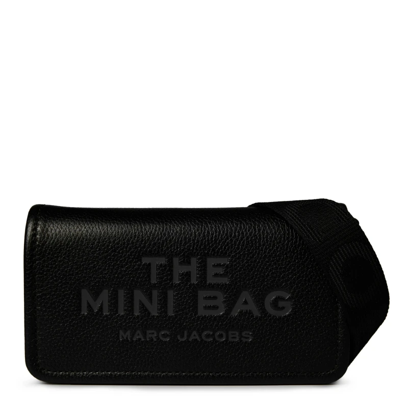 Image of Marc Jacobs Leather Mini Bag Black female One Size