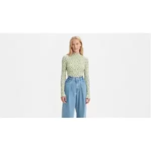 Image of Levis Flora Mockneck Elodie Floral M - Green