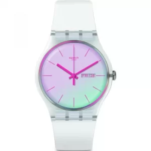 Image of Unisex Swatch Polawhite Watch
