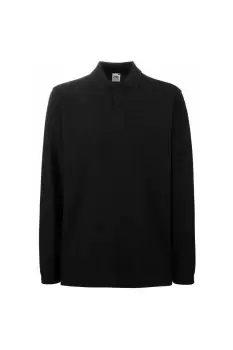 Image of Premium Long Sleeve Polo Shirt