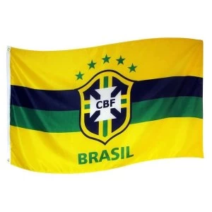 Image of Brasil CBF Crest Flag 5 x 3