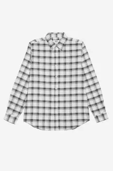 Image of Ecru Based Check Shirt