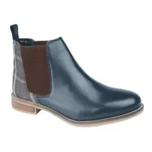 Image of Cipriata Womens/Ladies Zoe Twin Gusset Ankle Boot (8 UK) (Navy)