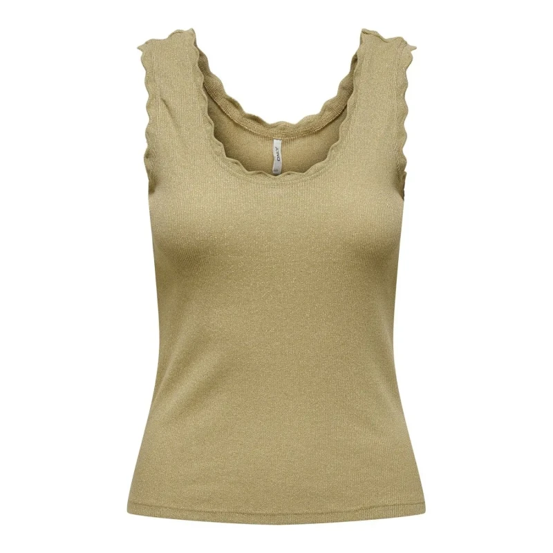 Image of Only Womens tank top Only Carla Beige Female M