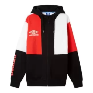 Image of Umbro Fleece Zip Hoodie Mens - Black