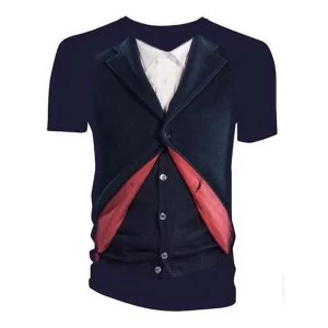 Image of Doctor Who - 12th Doctor Costume Womens X-Large T-Shirt - Navy Blue
