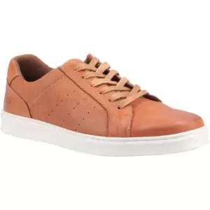Image of Hush Puppies Mens Mason Lace Up Leather Trainers UK Size 6 (EU 40)