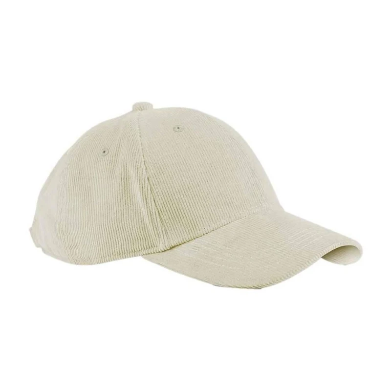 Image of Beechfield Beechfield Men EarthAware Cord Baseball Cap in Stone Stone One Size Male 5063693934378