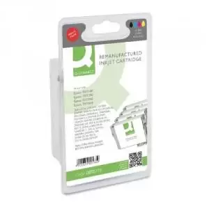 Image of Q-Connect Epson Cheetah T0715 Black And Tri Colour Ink Cartridge